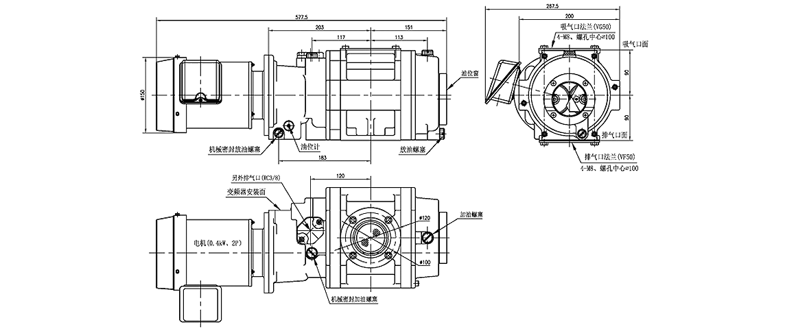 NB2400B罗茨真空泵